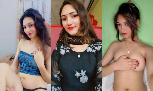 Horny Girl Playing With Her Boobies Fingering