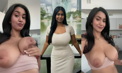 Hot Indian Girl Living in California Showing Hot Big Boobs Massage